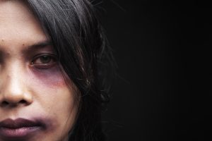 Woman who has been abused